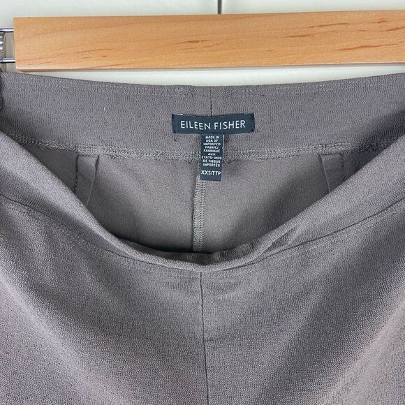 Eileen Fisher Viscose Skinny Ankle Stretch Pant - Brown - Picture 7 of 7